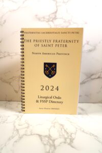 2024 Liturgical Ordo & FSSP Directory